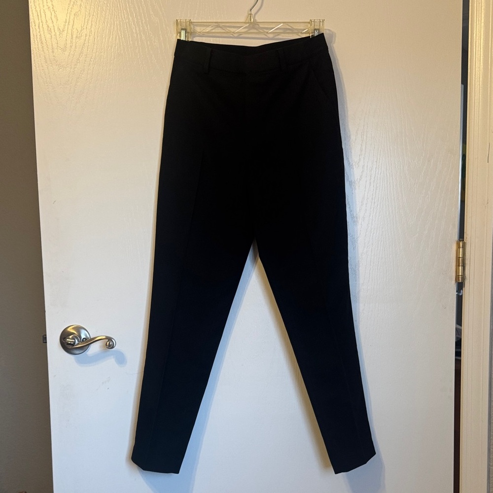 UNIQLO EZY Smart Ankle Length Pants - Womens Slacks Black